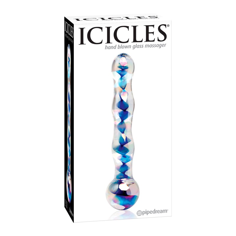 Dildo-icicles no 8 - hand blown massager